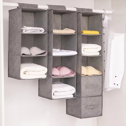Organizador de Almacenamiento Colgante para Closet y Cajones