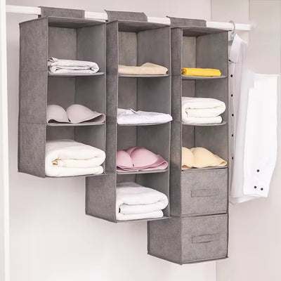 Organizador de Almacenamiento Colgante para Closet y Cajones