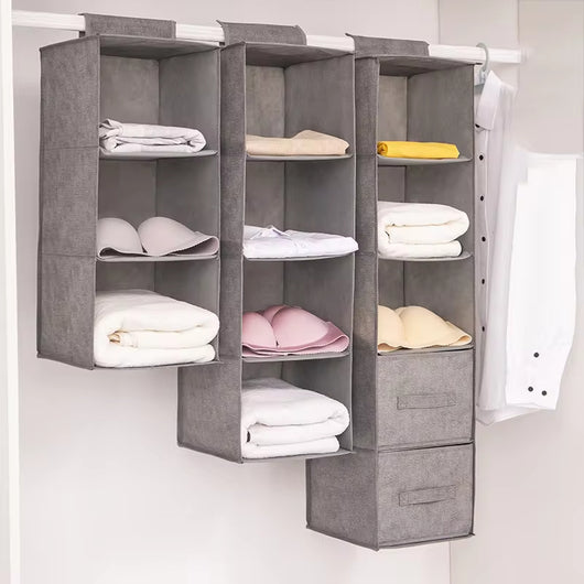 Organizador de Almacenamiento Colgante para Closet y Cajones