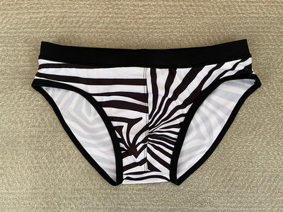 Bóxer de Baño Estampado Cebra Talle Bajo Hombre Sexy - Image 13