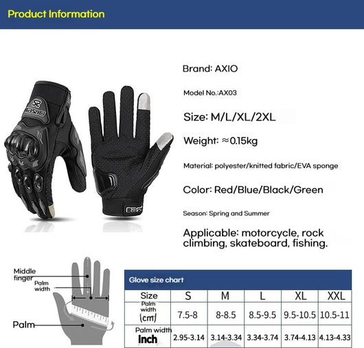 Guantes de Motocross Antideslizantes con Protección Anti-caída - Image 8