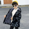 Abrigo de Invierno Infantil Acolchado Estilo Coreano