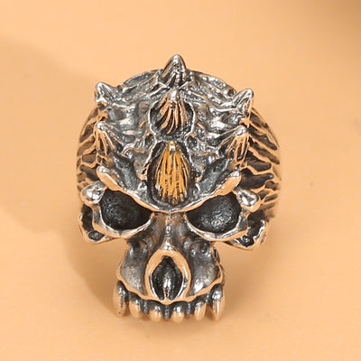 Anillo de Calavera Personalizado Abierto para Hombre - Image 2