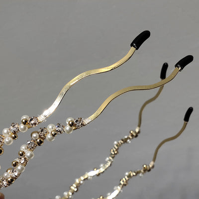 Pasador de Cabello Coreano de Metal con Perlas y Cristales - Diseño Francés Elegante - Image 9