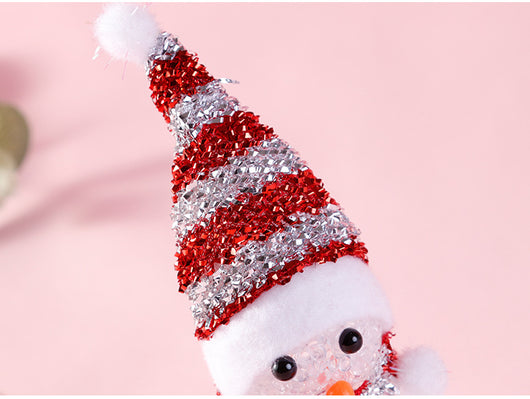 Muñeco de Nieve Navideño Luminoso con Partículas LED Multicolor - Image 13