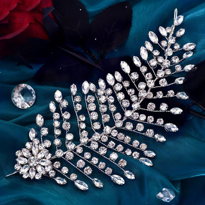 Accesorios para Cabello Plateados con Diamantes - Image 7