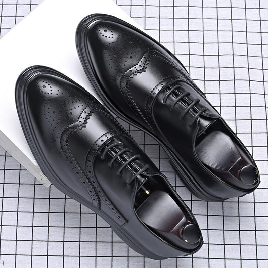 Zapatos de Cuero Brogue Ejecutivo para Otoño e Invierno - Image 2