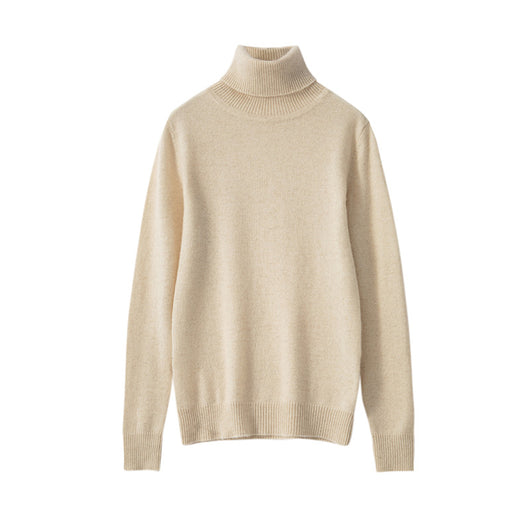 Suéter de Cachemira Pura para Mujer Cuello Alto - Image 4