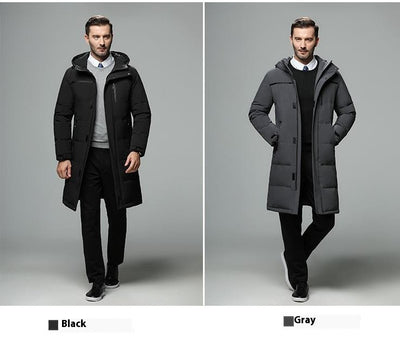 Abrigo de Plumón para Hombre Largo Invierno Premium - Image 13
