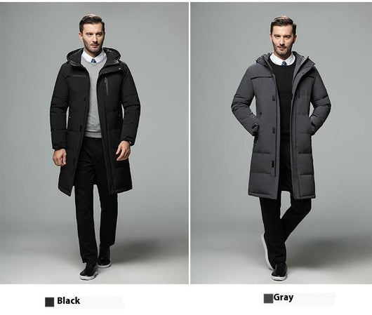 Abrigo de Plumón para Hombre Largo Invierno Premium - Image 13
