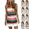 Vestido Rayado con Cordón Ajustable - Diseño Suelto y Fresco para Verano