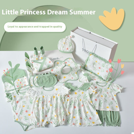 Conjunto de Ropa para Bebé Recién Nacido - Caja Regalo Verano Tela Ligera - Image 2