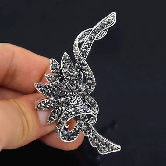 Broche Vintage Gun Black para Solapa - Joyería Clásica para Hombre