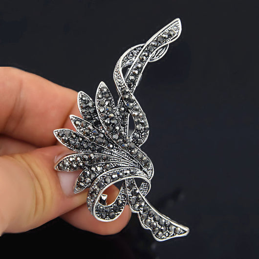 Broche Vintage Gun Black para Solapa - Joyería Clásica para Hombre