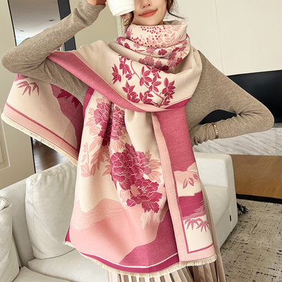 Chalina Estampada de Cashmere Artificial - Perfecto para Aire Acondicionado - Image 21