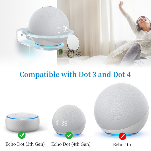 Soporte de Pared para Altavoces Inteligentes DOT4 - Montaje Versátil - Image 12