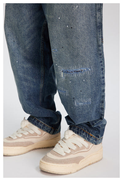 Jeans Rectos Holgados Lavados para Primavera - Versátiles y Cómodos - Image 10