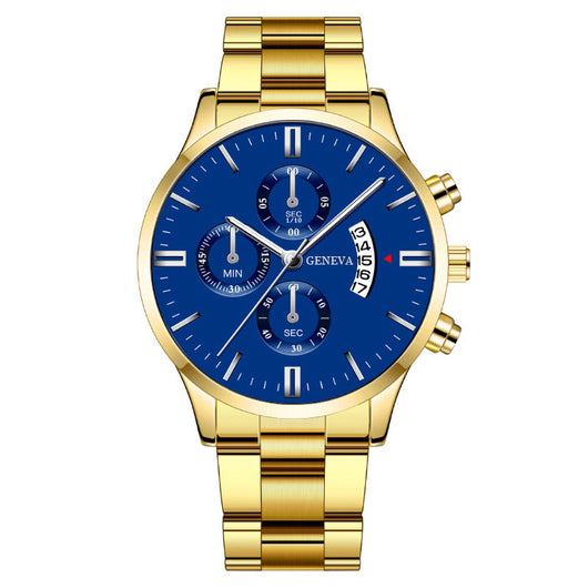 Reloj de Negocios para Hombre con Correa de Acero y Tres Esferas - Image 18
