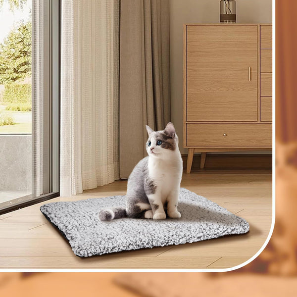 Manta Térmica Calefactable para Mascotas - Gatos, Perros y Cachorros
