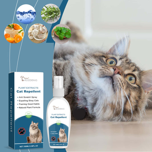 Spray Repelente de Insectos para Mascotas - Protege a Gatos de Plagas