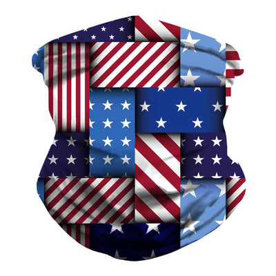 Mascarilla Multiusos con Bandera Americana Impresa - Image 18