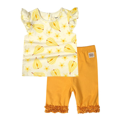 Conjunto Infantil Estilo Vaquero con Blusa Manga Corta de Dos Piezas - Image 9