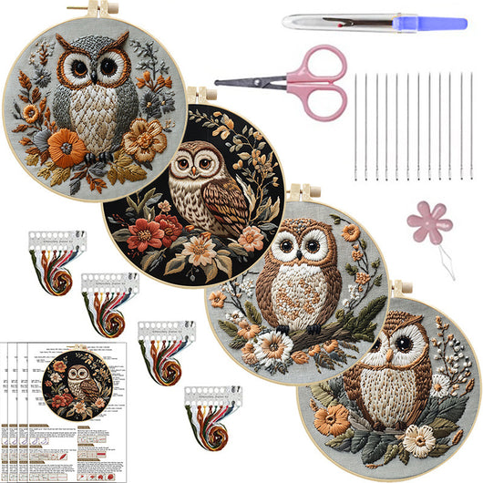 Kit Completo de Bordado Artesanal - Materiales para Costura Creativa