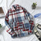 Camisa a Cuadros Franela Otoñal para Hombre