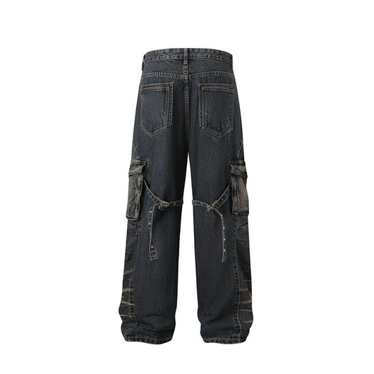Pantalones Vaqueros de Calle Estilo Americano con Personalidad - Image 9