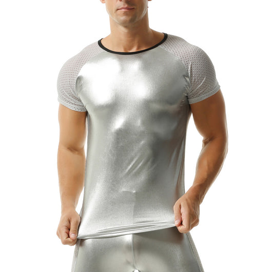 Playera Bronceada de Manga Corta para Hombre - Image 4