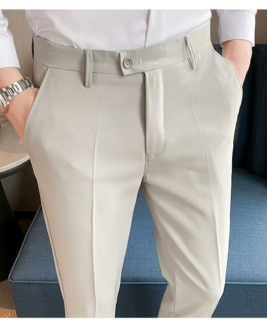 Pantalones de Vestir Casual Rectos para Hombre - Image 20