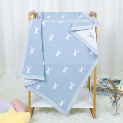 Manta Tejida de Algodón con Diseño Infantil Adorable Protección Contra el Viento - Image 18