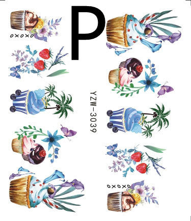 Stickers de Uñas Mariposa Negra - Diseño Elegante - Image 6