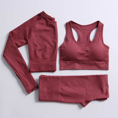 Conjunto de Yoga Seamless sin Costuras para Mujer - Image 9