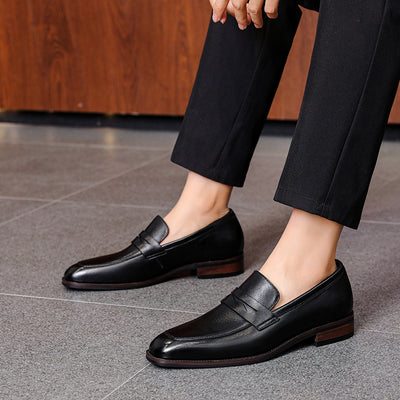 Zapatos de Cuero para Hombre Estilo Ejecutivo Primera Capa Ante - Image 17