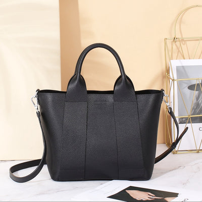 Bolso Tote de Cuero Genuino para Mujer - Diseño Minimalista y Funcional - Image 16