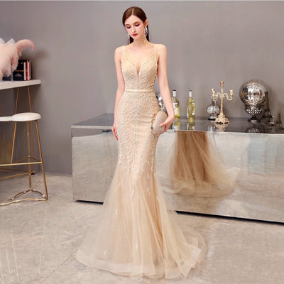 Vestido de Noche Sirena para Boda - Elegancia Sofisticada - Image 23