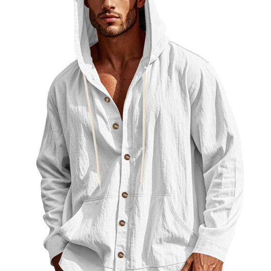 Camisa Suelta Americana Primavera Otoño para Hombre - Image 33