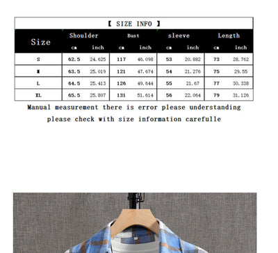 Chaqueta de Franela a Cuadros para Hombre - Image 5