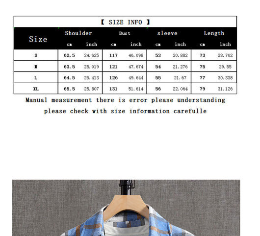 Chaqueta de Franela a Cuadros para Hombre - Image 5