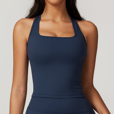 Brasier Deportivo Espalda en H con Tela Cepillada para Mujer - Image 4