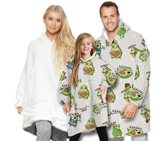Suéter Manta Estampado Aguacate para Padres e Hijos - Image 42