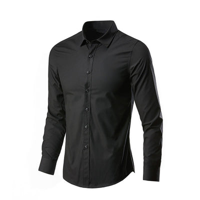 Camisa Casual Blanca para Hombre - Diseño Liso Versátil - Image 23