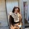 Women's Square Wool Scarf - Versatile and Elegant