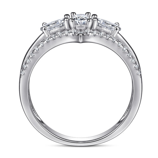 Anillo de Plata 925 con Circonita Micro-incrustada Diseño Diamante - Image 7