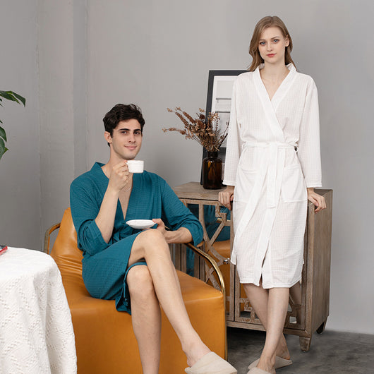 Batas de Pareja Cómodas para Dormir y Relajación - Image 3