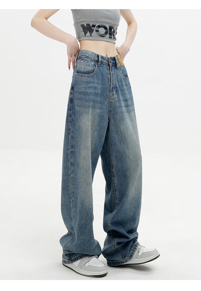 Jeans Retro Azul Holgados de Corte Recto - Image 26