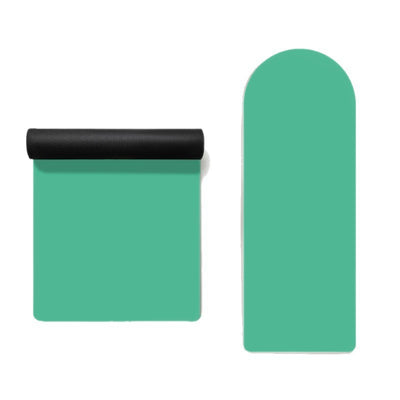Tapete de Yoga Semicircular de Goma PU en Color Sólido para Casa - Image 3