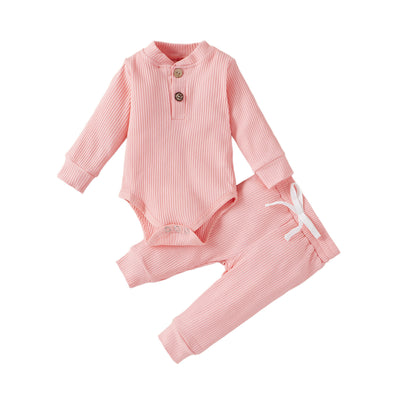 Conjunto de Enterizo y Pantalón de Cuello Alto para Niños y Niñas - Image 4