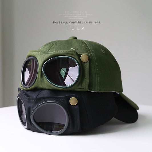 Gafas de Sol Piloto Personalizadas con Gorra - Estilo Aviador para Hombre